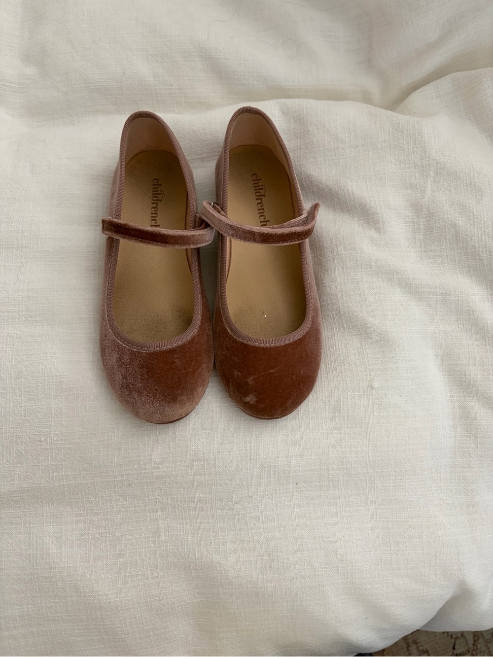 The Children's Place Velvet Mary Jane Shoes in Brown